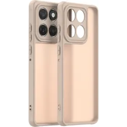 Phonesta AirFrost Zadný kryt puzdro pre Motorola Edge 60 / Edge 60 Fusion - Matné pieskovcové béžové