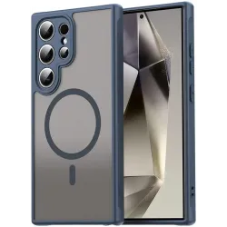 Phonesta AirFrost Zadný kryt puzdro s MagSafe pre Samsung Galaxy S25 Ultra - Matné modré