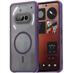 Phonesta AirFrost Zadný kryt puzdro s MagSafe pre Nothing Phone (3a) - Matné fialové