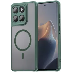Phonesta AirFrost Zadný kryt puzdro s MagSafe pre Motorola Edge 60 / Edge 60 Fusion - Matné zelené