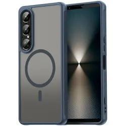 Phonesta AirFrost Zadný kryt puzdro s MagSafe pre Sony Xperia 1 VII - Matné modré