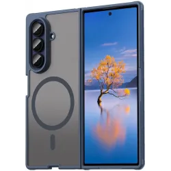 Phonesta AirFrost Zadný kryt puzdro s MagSafe pre Samsung Galaxy Z Fold 7 - Matné modré
