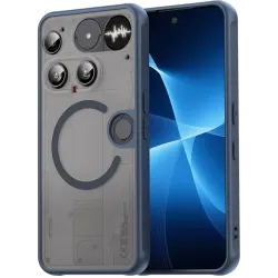 Phonesta AirFrost Zadný kryt puzdro s MagSafe pre Nothing Phone (3) - Matné modré