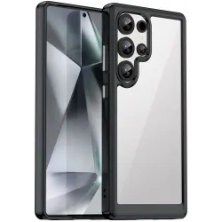 Phonesta Acrylic Hybrid Zadný kryt puzdro pre Samsung Galaxy S25 Ultra - Čierne