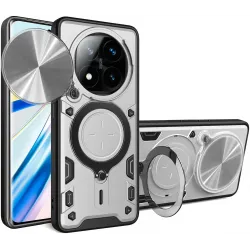 Phonesta CamLock Zadný kryt puzdro pre Xiaomi Redmi Note 14 Pro Plus - Strieborné