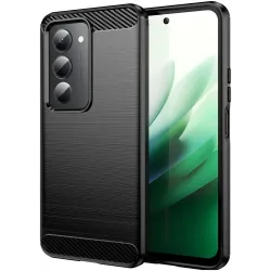 Phonesta Carbon Silikónový Zadný kryt puzdro pre Xiaomi Redmi 15 - Čierne