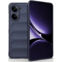 Phonesta GripShell Silikónový Zadný kryt puzdro pre Xiaomi Poco X7 Pro - Tmavomodré