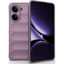 Phonesta GripShell Silikónový Zadný kryt puzdro pre Xiaomi Poco X7 Pro - Fialové