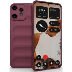 Phonesta GripShell Silikónový Zadný kryt puzdro pre Nothing CMF Phone 2 Pro - Bordeaux