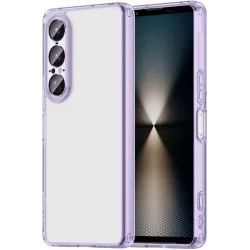 Phonesta HybridAir Zadný kryt puzdro pre Sony Xperia 1 VII - Fialové