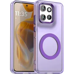 Phonesta HardFrost Zadný kryt puzdro s MagSafe pre Motorola Edge 60 Neo/Edge 50 Neo / ThinkPhone 25 - Matné fialové