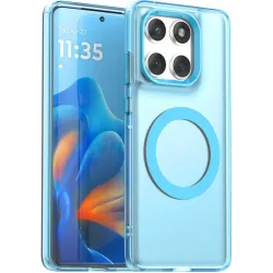 Phonesta HardFrost Zadný kryt puzdro s MagSafe pre Motorola Edge 60 / Edge 60 Fusion - Matné modré