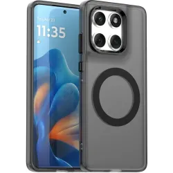 Phonesta HardFrost Zadný kryt puzdro s MagSafe pre Motorola Edge 60 / Edge 60 Fusion - Matné čierne