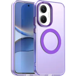 Phonesta HardFrost Zadný kryt puzdro s MagSafe pre Xiaomi Poco F7 - Matné fialové