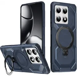 Phonesta IronLock Zadný kryt puzdro s krúžkom a MagSafe pre Xiaomi 14T - Modré