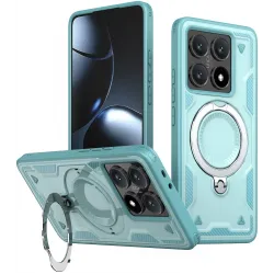 Phonesta MagLock Armor Zadný kryt puzdro s krúžkom a MagSafe pre Xiaomi 14T - Svetlomodré