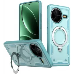 Phonesta MagLock Armor Zadný kryt puzdro s krúžkom a MagSafe pre Xiaomi Poco F7 Pro/F7 Ultra - Svetlomodré
