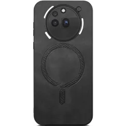 Phonesta Retro Vegan Leather MagSafe Zadný kryt puzdro pre Nothing Phone (3a) Pro - Čierne