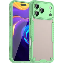 Phonesta Shockproof Armor Zadný kryt puzdro pre Apple iPhone 17 Pro Max - Zelené