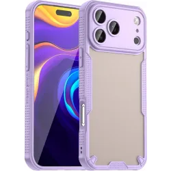 Phonesta Shockproof Armor Zadný kryt puzdro pre Apple iPhone 17 Pro Max - Fialové