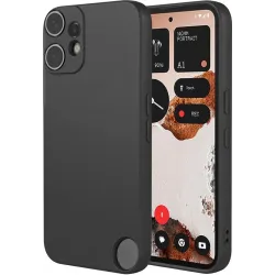 Phonesta Soft Silk Silikónový Zadný kryt puzdro pre Nothing CMF Phone 2 Pro - Čierne