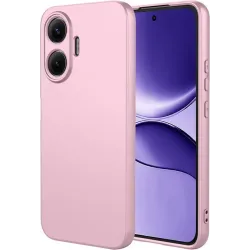 Phonesta Soft Silk Silikónový Zadný kryt puzdro pre Xiaomi Poco F7 - Ružové