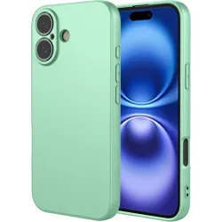 Phonesta Soft Silk Silikónový Zadný kryt puzdro pre Apple iPhone 17 - Matcha zelené